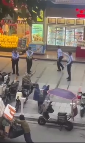 广州市荔湾区西华路金平大厦持刀砍人事件 行凶者被警察击毙