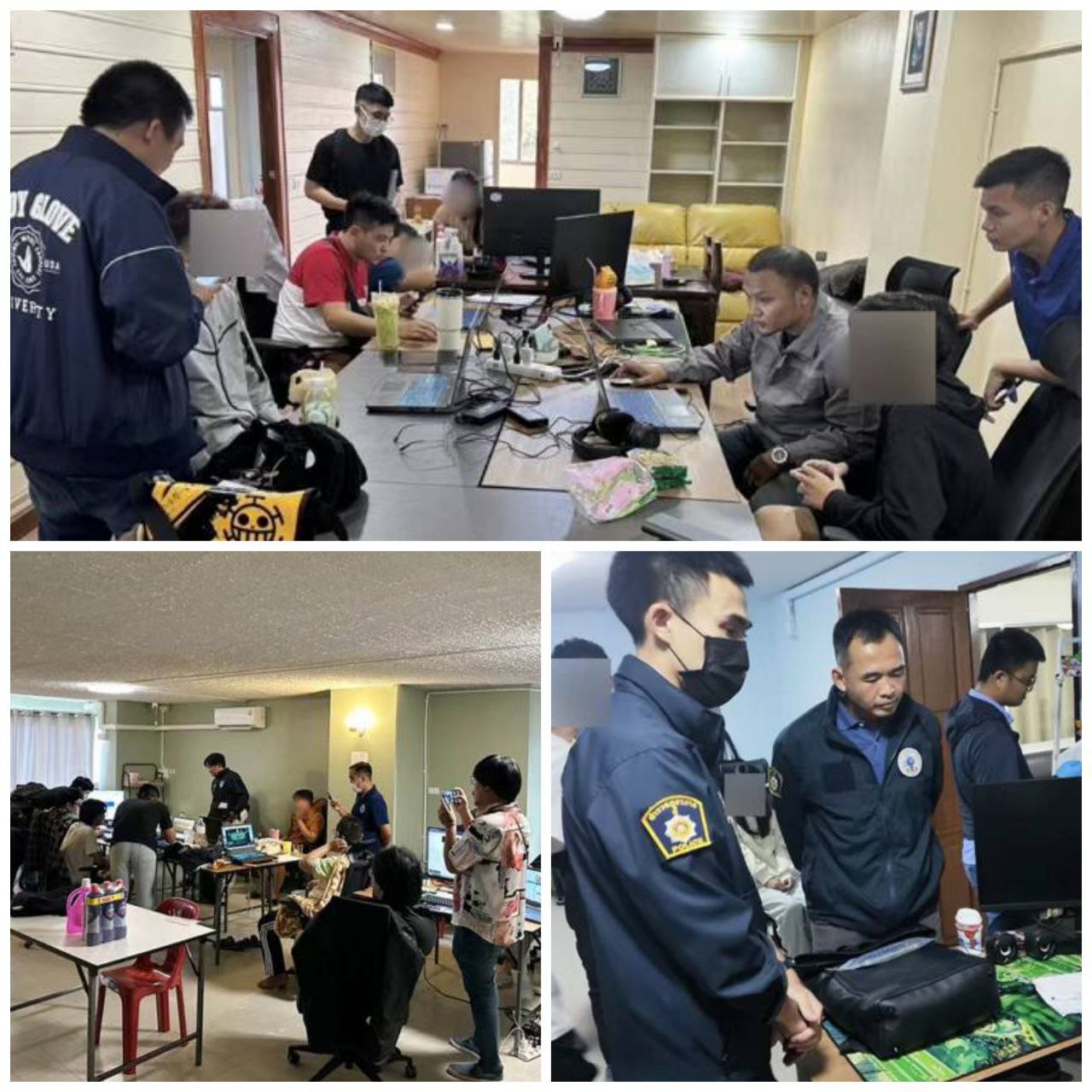 泰警突袭清迈中国人网赌基地！19人落网！  第1张