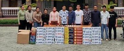 柬埔寨12人诈骗团伙在白马市落网