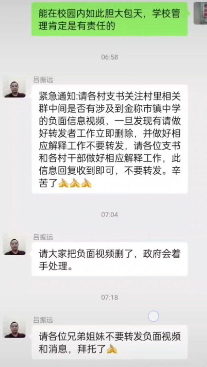 湖南邵阳金称市镇中学霸凌事件  第2张